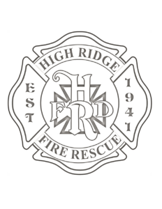 Black and White High Ridge Fire Rescue Photo